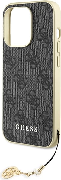 Mbështjellës Guess GUHCP15LGF4GGR për iPhone 15 Pro 6.1", 4G Charms Collection, Gri Mbështjellës Guess GUHCP15LGF4GGR për iPhone 15 Pro 6.1", 4G Charms Collection, Gri