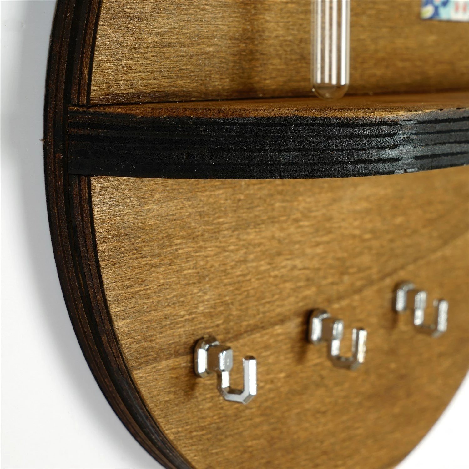 Mbajtës çelësash prej druri, ngjyrë arre, Wallity LAZ162