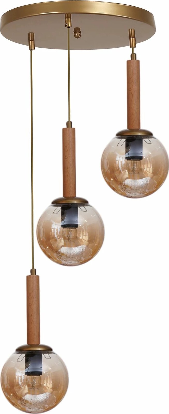 Llambë tavani Opviq, 9072-3, ngjyrë mjaltë, lis dhe ar