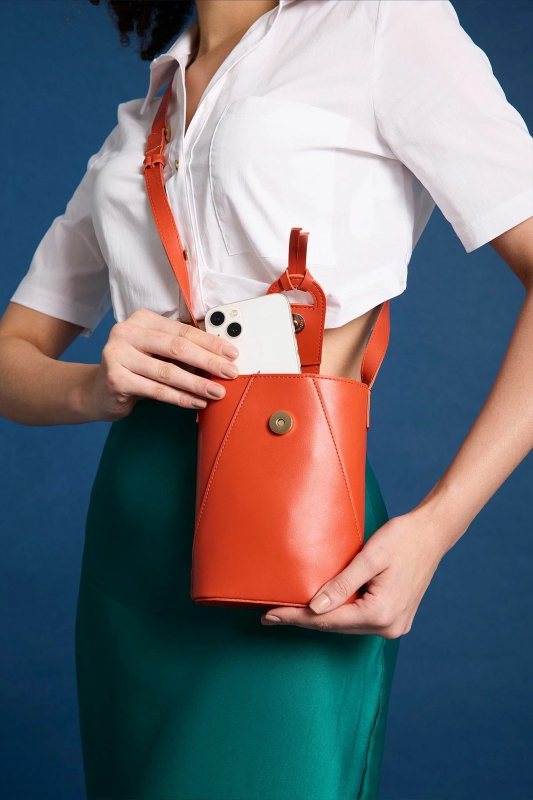 Çantë shpatullës Zoozie Bags, Baku, portokalli