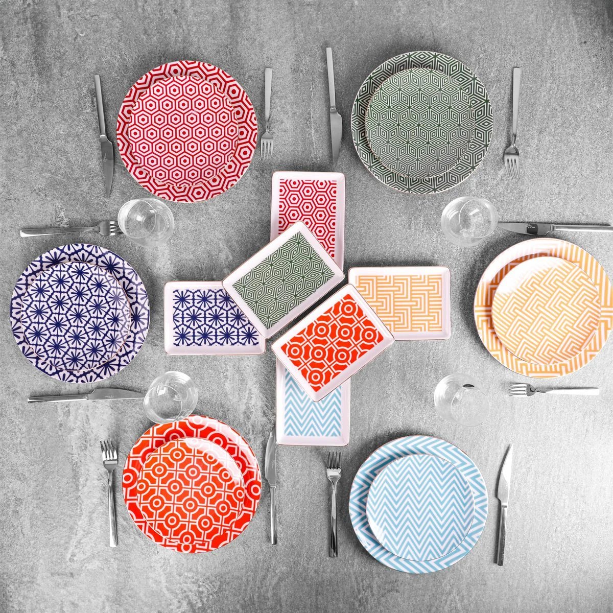 Set mëngjesi (18 copë), Hermia Concept, 58KKT000225