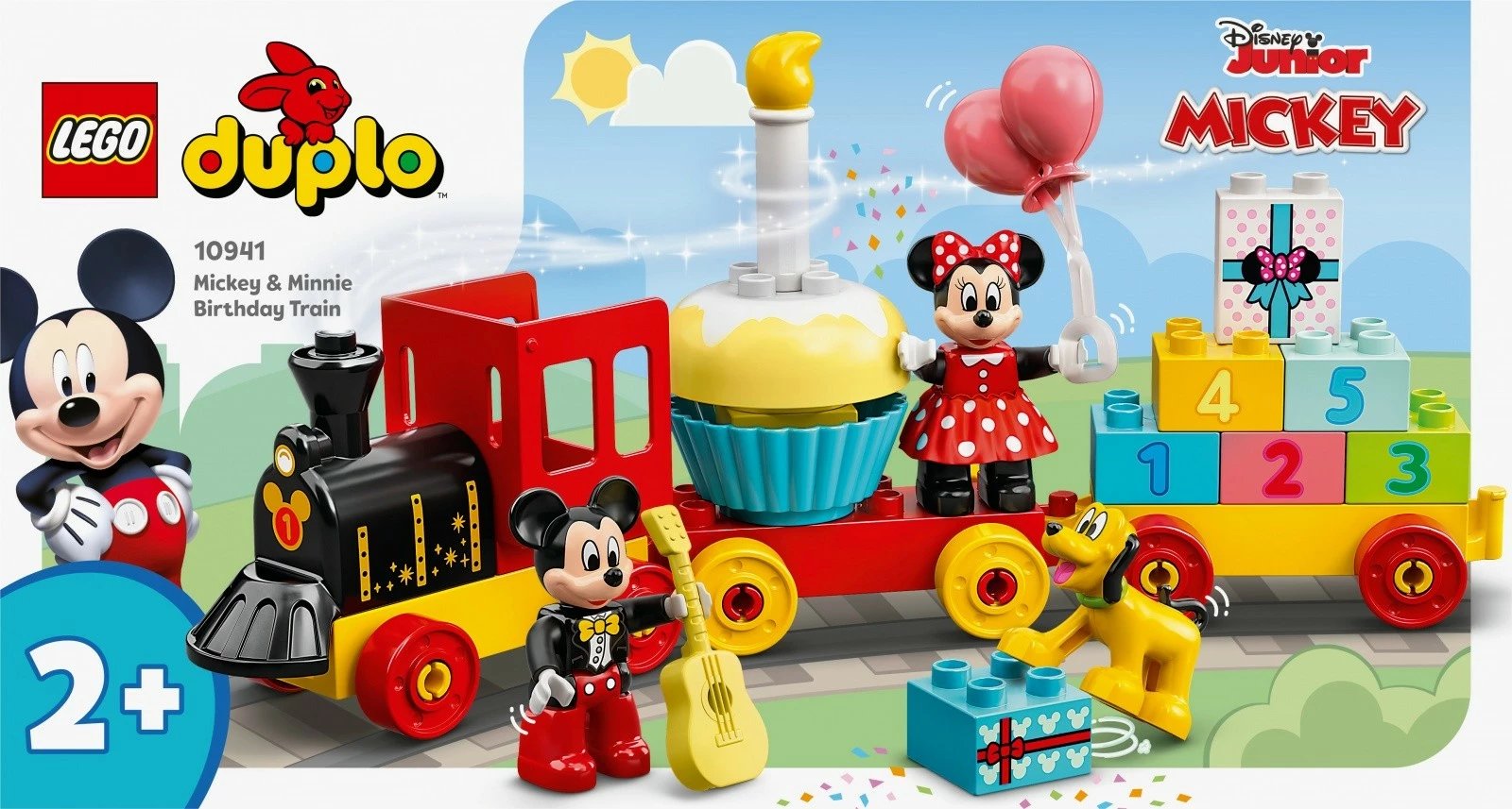 Set ndërtimi LEGO DUPLO Disney 10941 Birthday Train, Mickey & Minnie Mouse, 22 pjesë, për fëmijë, shumëngjyrësh Set ndërtimi LEGO DUPLO Disney 10941 Birthday Train, Mickey & Minnie Mouse, 22 pjesë, për fëmijë, shumëngjyrësh