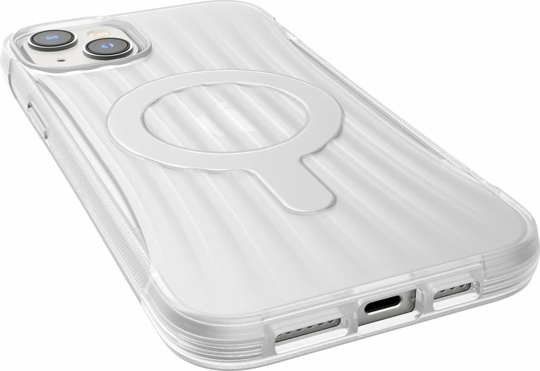 Mbështjellës Raptic X-Doria Clutch Case për iPhone 14 Plus me MagSafe, Transparent