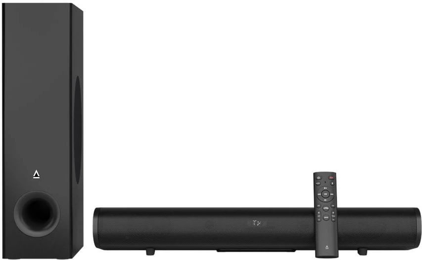 Soundbar 2.1 Creative Labs Stage Pro (51MF8495AA000), 80 W, Dolby Audio, HDMI ARC/USB-C/Bluetooth, me subwoofer, i zi