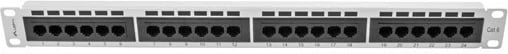 Patch panel Lanberg PPU6-1024-S, 24 porta, 1U, CAT 6, gri