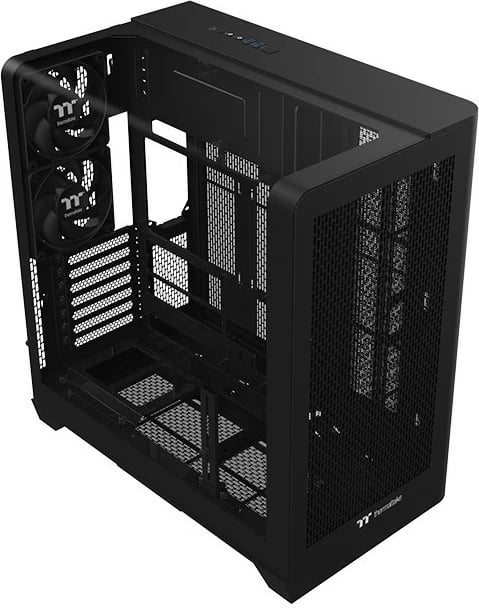 Kasë Thermaltake View 390 Air Black, Midi Tower, xham i temperuar, RGB