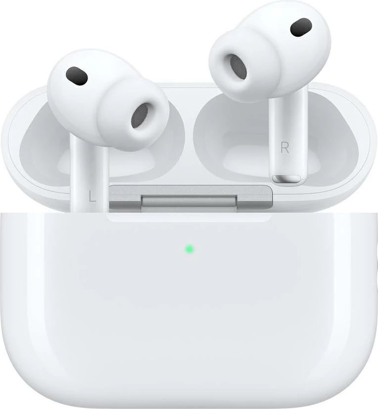 Kufje Apple AirPods Pro3 2025 me kuti karikimi USB-C bardhë