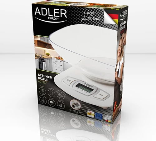 Peshore kuzhine me tas, Adler AD 3137, 5 kg/1 g, tas 1.5 L, e bardhë