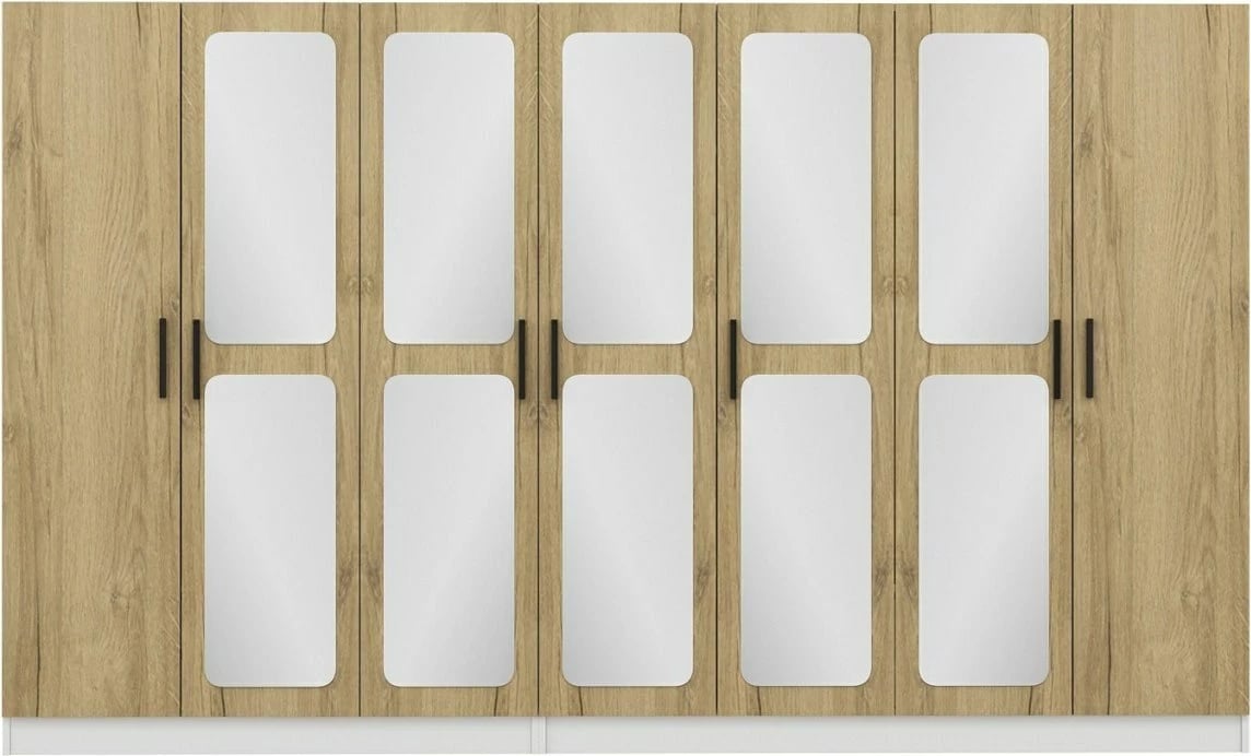 Dollap garderobe Skye Decor, ngjyrë arre, 2721