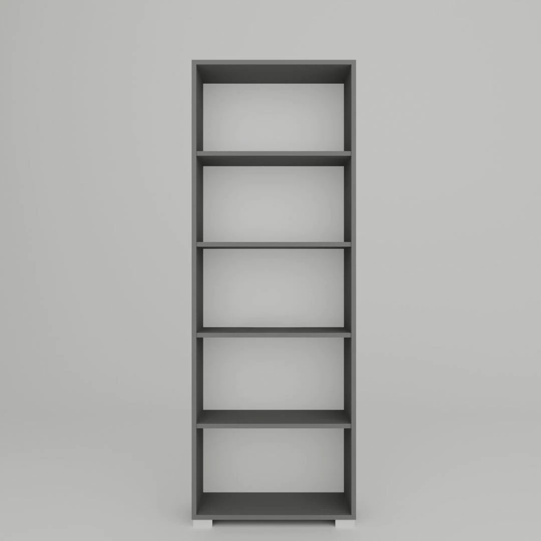 Raft librash, ngjyrë gri, Skye Decor Lucas 1600-111