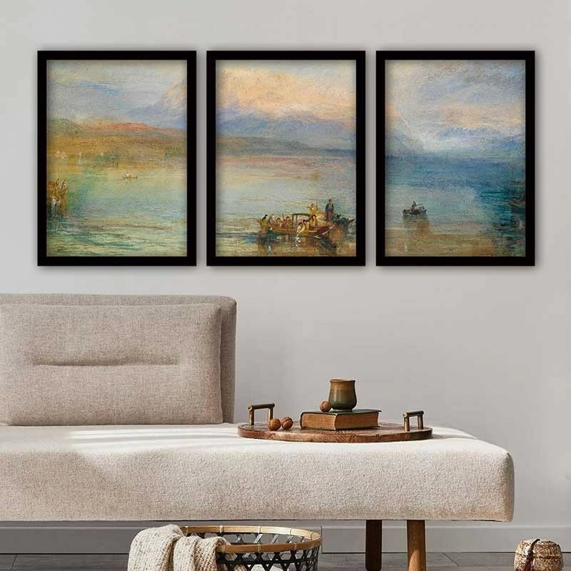 Pikturë dekorative me kornizë (3 pjesë), Wallity, 3SC_UN54424_3545