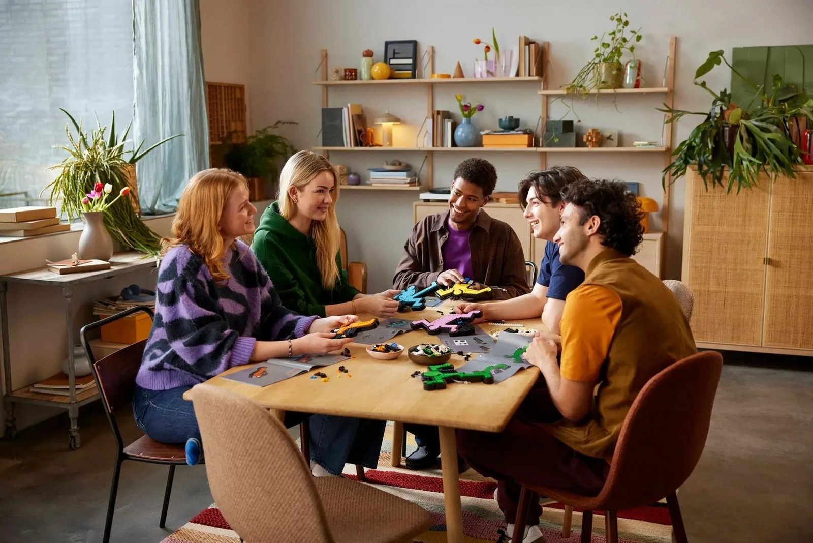 Set LEGO ART Keith Haring Dancing Figures 31216, për të rritur, shumëngjyrësh