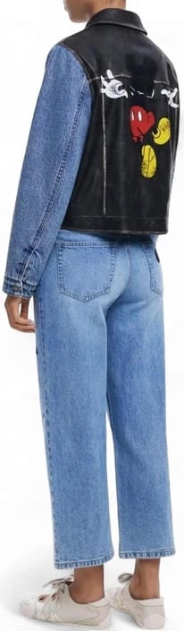 Jeans Desigual femra, të kaltërta të çelta