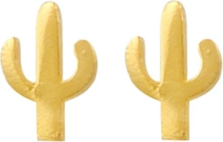 Vathë argjendi të artë, model kaktusi, Jumeon, 10287G