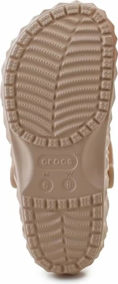 Papuqe Crocs Classic Geometric për meshkuj dhe femra, krem