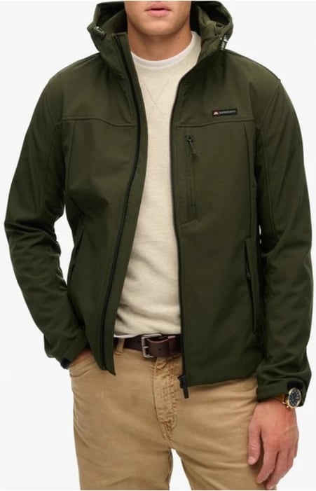 Jakne Superdry për meshkuj, e gjelbër