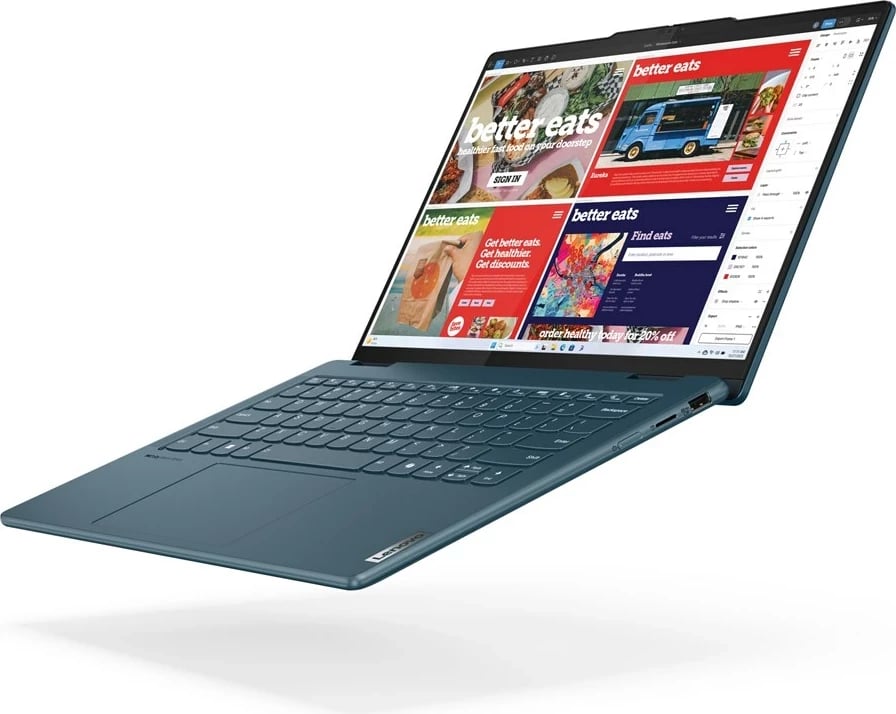 Laptop Lenovo Yoga 7 2-in-1, 14", Intel Core Ultra 5 125H, 16 GB RAM, 512 GB SSD, Teal