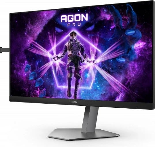 Monitor AOC AG276QZD2, 26.7 inç, QD OLED, 240Hz, i zi/argjendtë