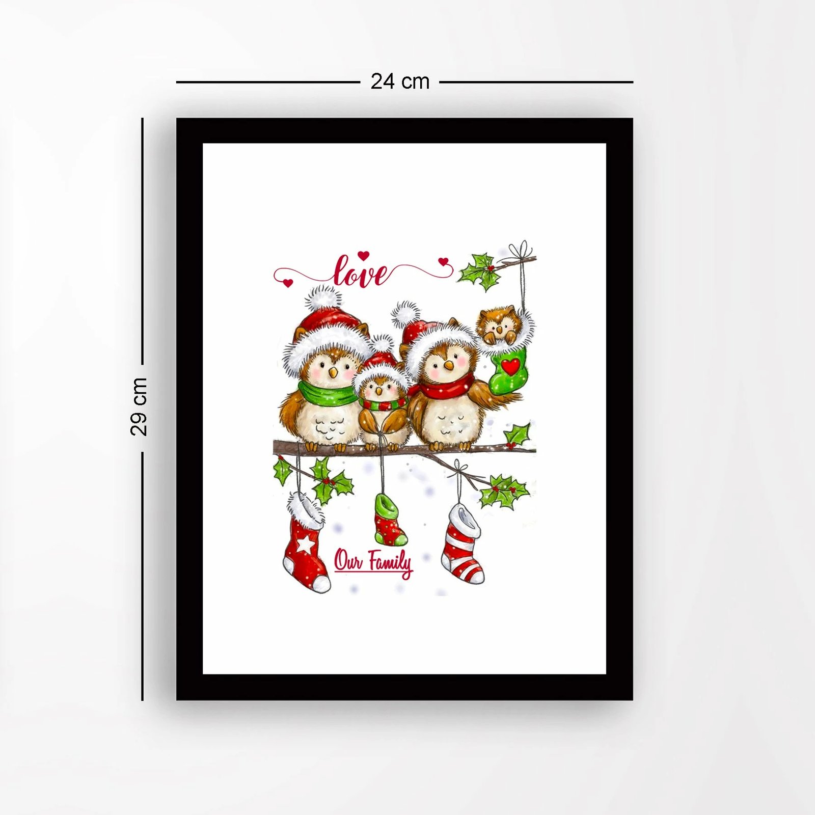 Pikturë dekorative me kornizë, MDF, shumëngjyrëshe, Wallity, SC7436501293208, 24x29cm