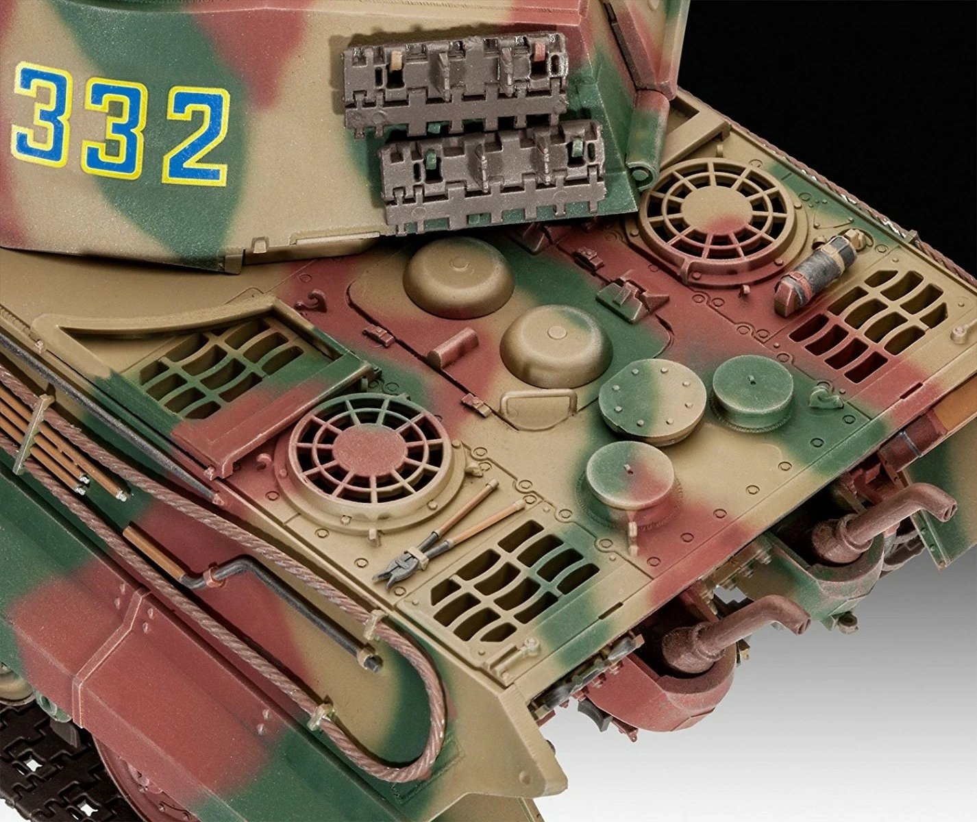 Model plastik tank Revell Tiger II Henschel Turret 1:35, 250 pjesë