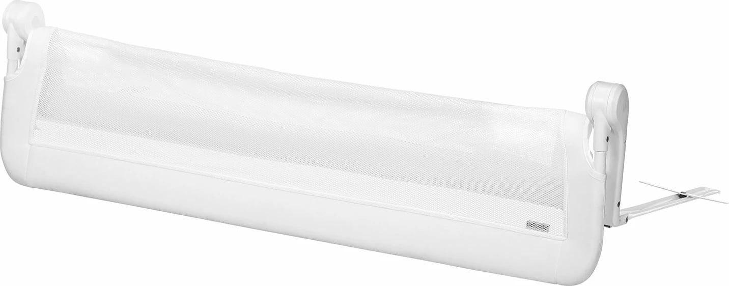 Parmak sigurie për shtrat, i palosshëm, Evila Originals, i bardhë, 120x50cm