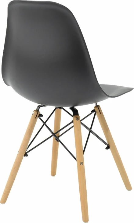 Karrige Julita PP, këmbë natyrale, 46x50x82cm