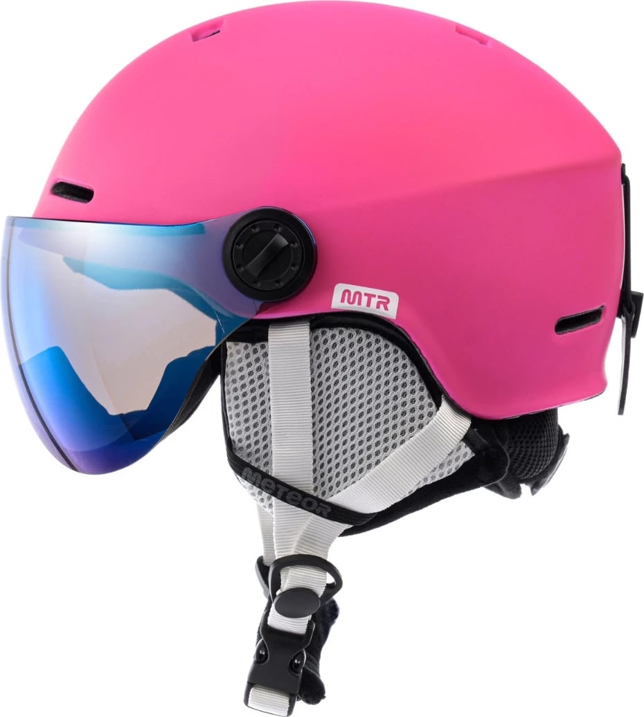 Helmetë skijimi Meteor unisex, rozë