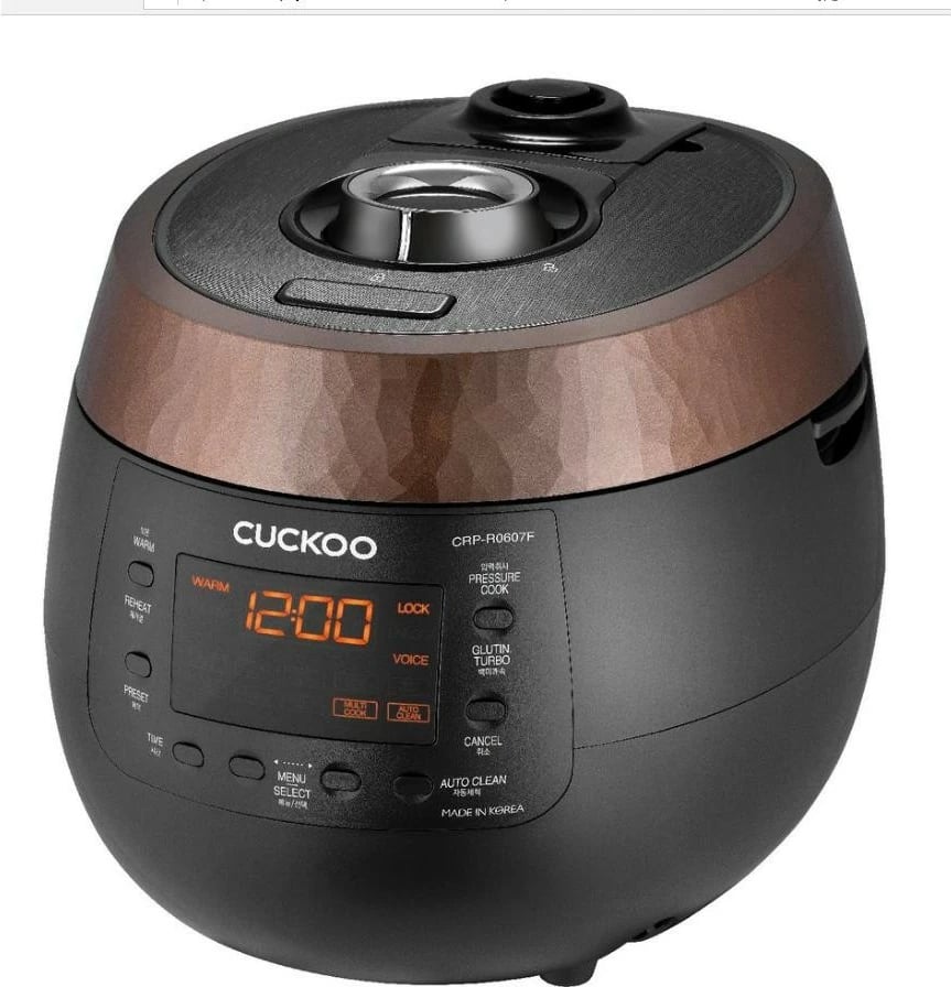 Reiskocher Cuckoo CRP-R0607F, 1.08L, digjital, zi/kafe