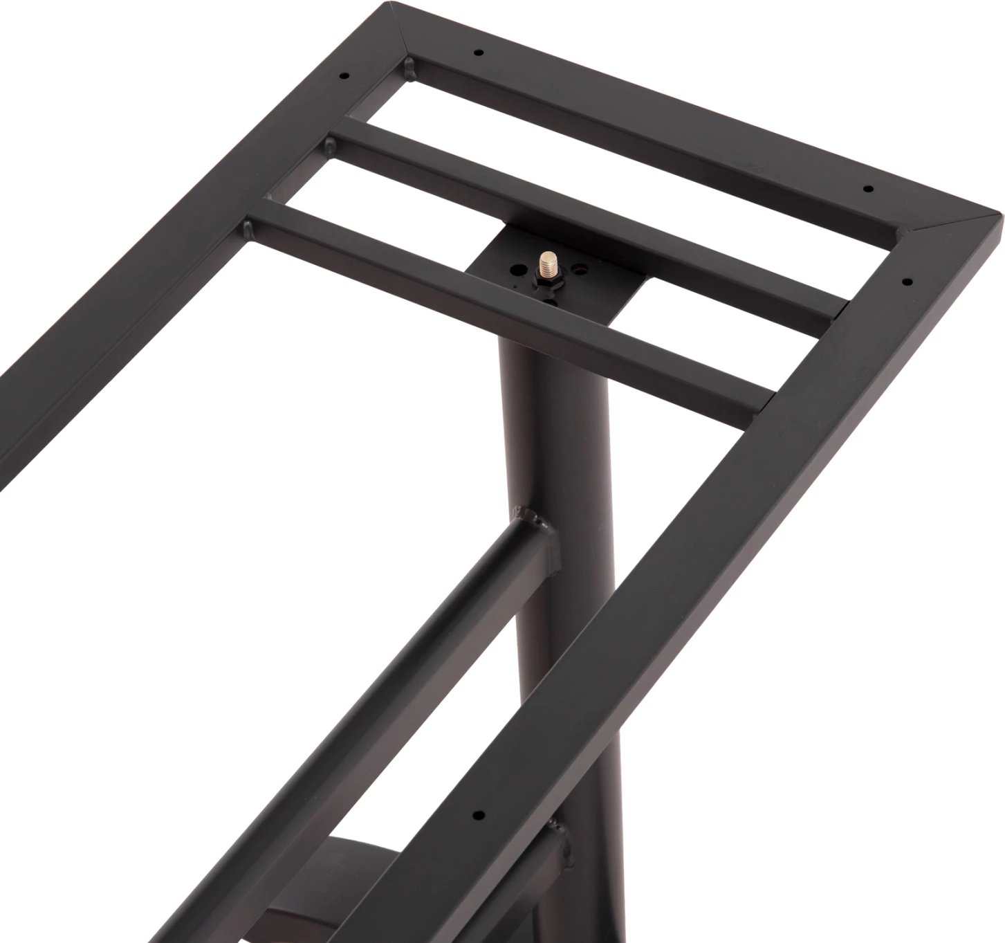 Bazë për tavolinë metalike, ngjyrë e zezë mat, FH468.11, me rregullues lartësie, 100x40x73 cm