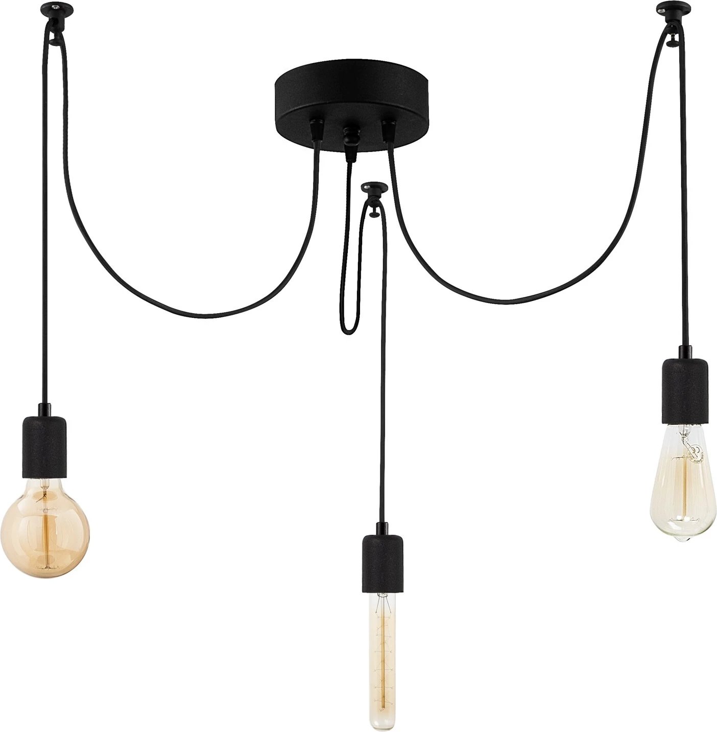 Llambë tavani Opviq, Kabluni, MR-927, ngjyrë e zezë Llambë tavani Opviq, Kabluni, MR-927, ngjyrë e zezë