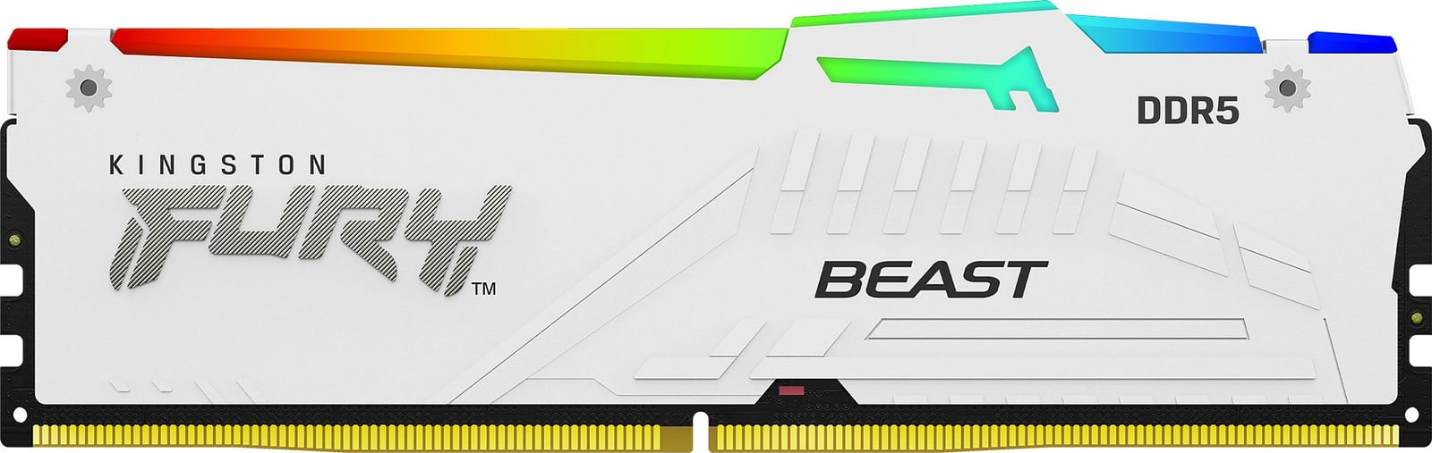 RAM Memorje Kingston FURY Beast 32GB DDR5 6000MT/s CL36 RGB bardhë
