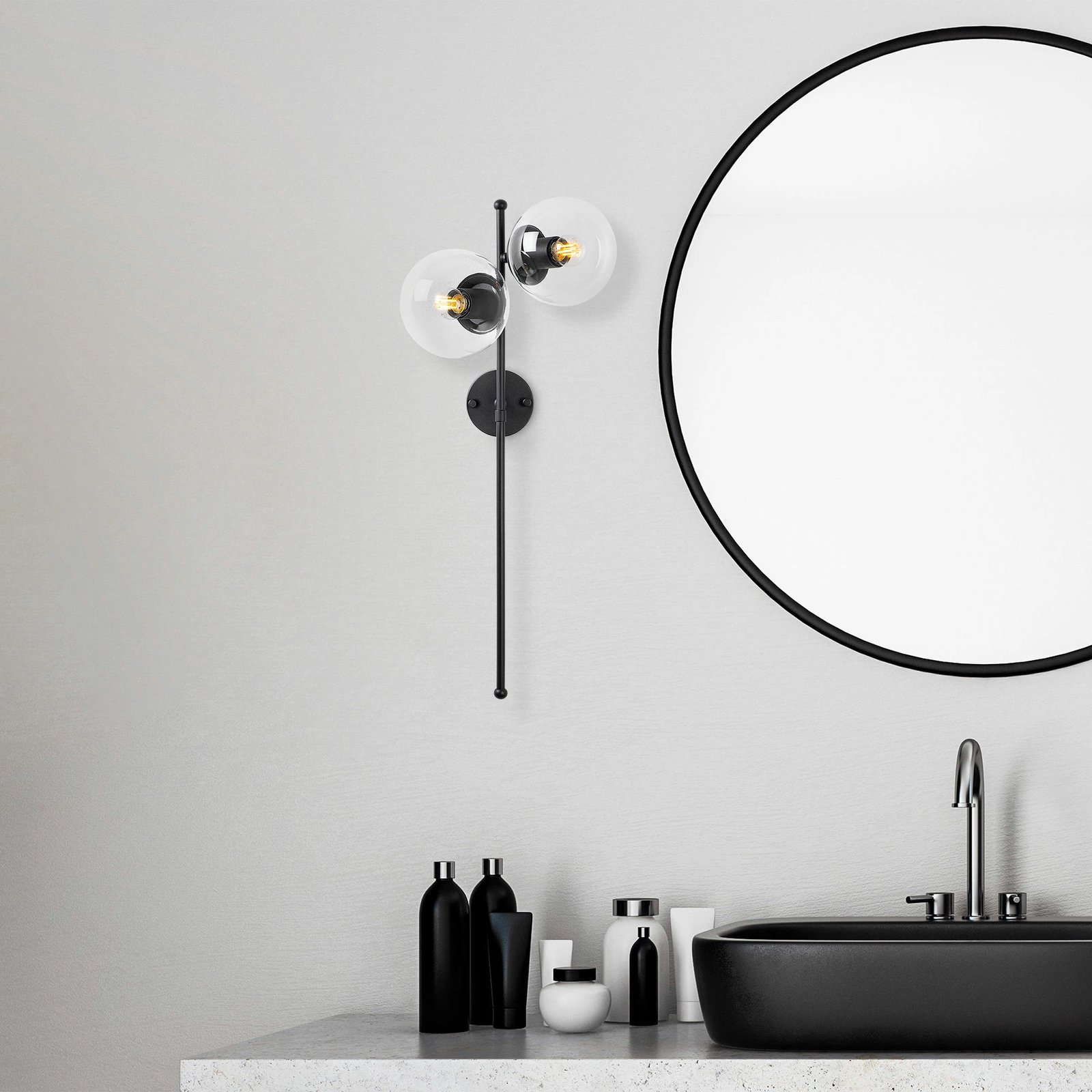 Llambë muri Opviq, Fazli - 10415, ngjyrë e zezë