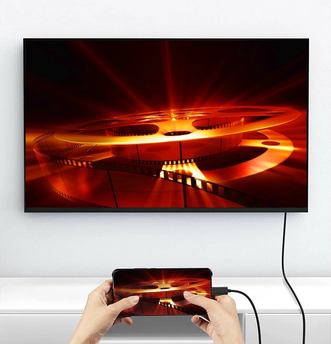 Kabëll USB-C në HDMI Equip 2m, 4K, i zi