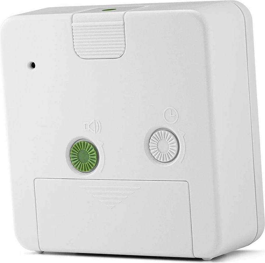 Orë alarmi Braun BC03W, kuarc, analog, buzzer, e bardhë Orë alarmi Braun BC03W, kuarc, analog, buzzer, e bardhë