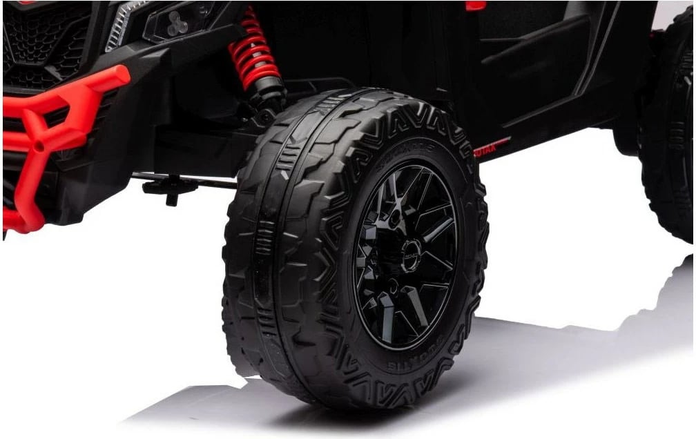 makinë elektrike për fëmijë, BABY MIX, Buggy Hornet, 12V 7Ah, 2x25W, e kuqe