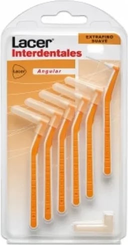 Furça interdentale Lacer Orange Extrathin Soft 0.5 mm, unisex