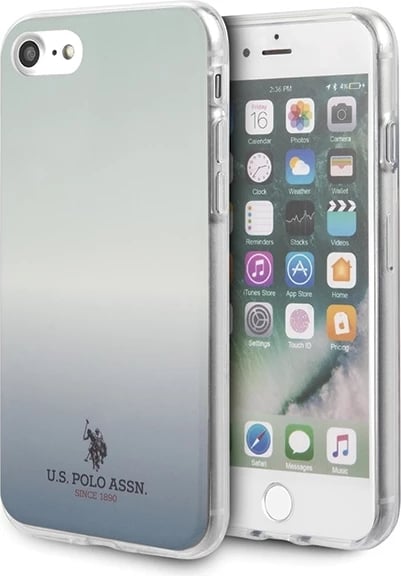 Mbështjellës U.S. Polo Assn. USHCI8TRDGLB për iPhone 7/8/SE 2020/SE 2022, Gradient, Kaltër