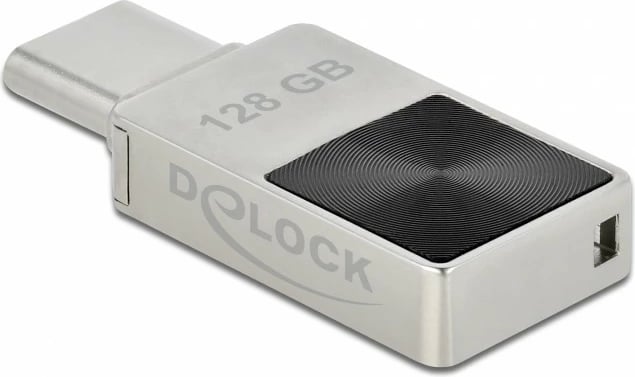 USB stick DeLOCK 128GB USB-C, metal, silver