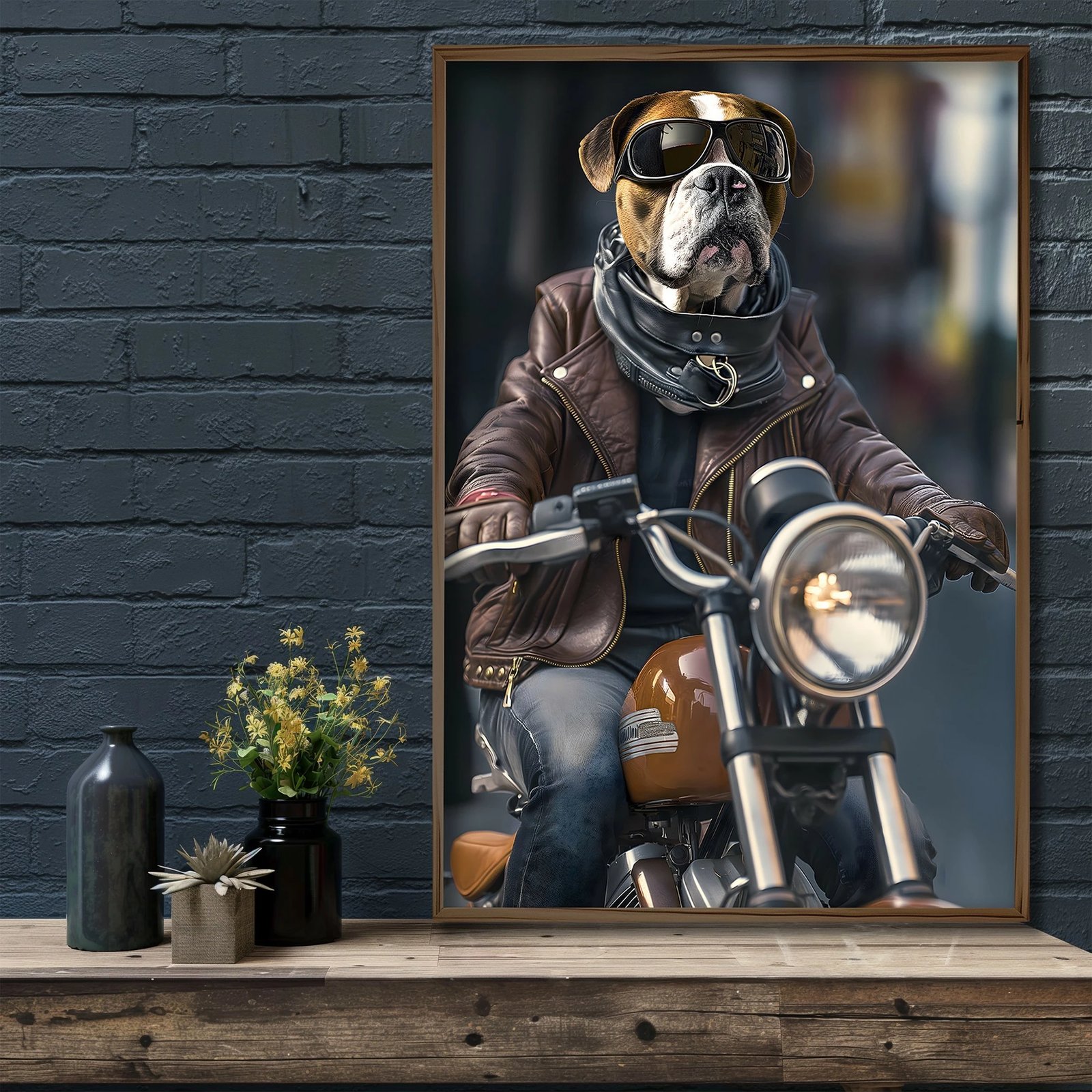 Pikturë dekorative me kornizë, MDF, Wallity, GE052-L