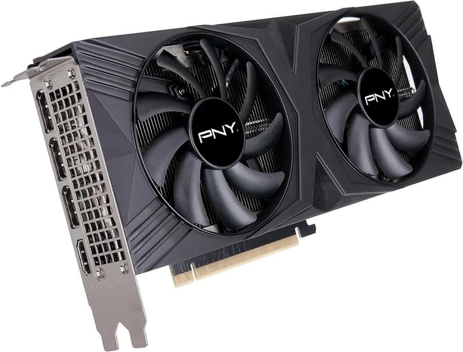 Kartelë grafike PNY RTX4060 Ti VERTO 16GB GDDR6, dy ventilatorë, e zezë