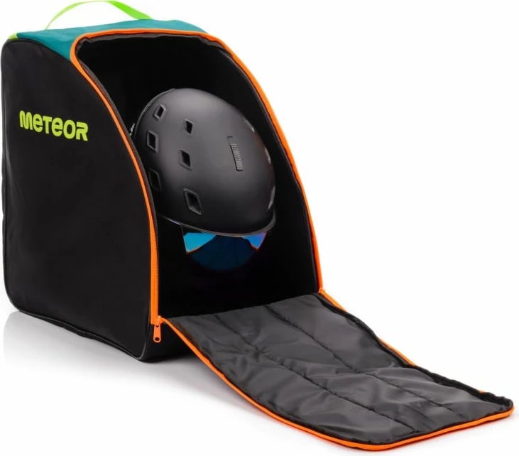 Çantë skijimi Meteor, unisex, e zezë dhe e gjelbër
