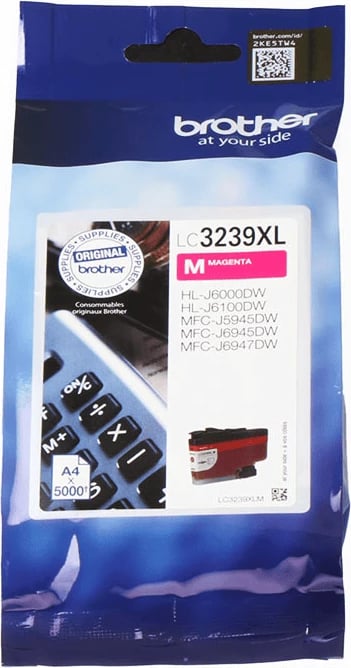 Kasetë boje, Brother, LC-3239XLM, XL 5000 faqe, Magenta