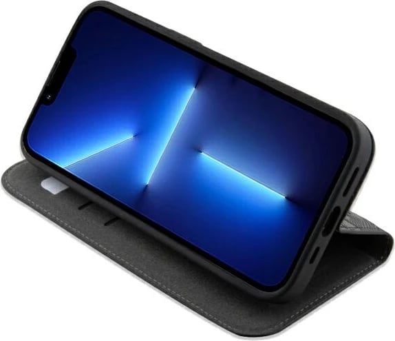 Mbështjellës Karl Lagerfeld KLBKP14XSAKLHPK për iPhone 14 Pro Max 6.7", Saffiano Monogram, e zezë