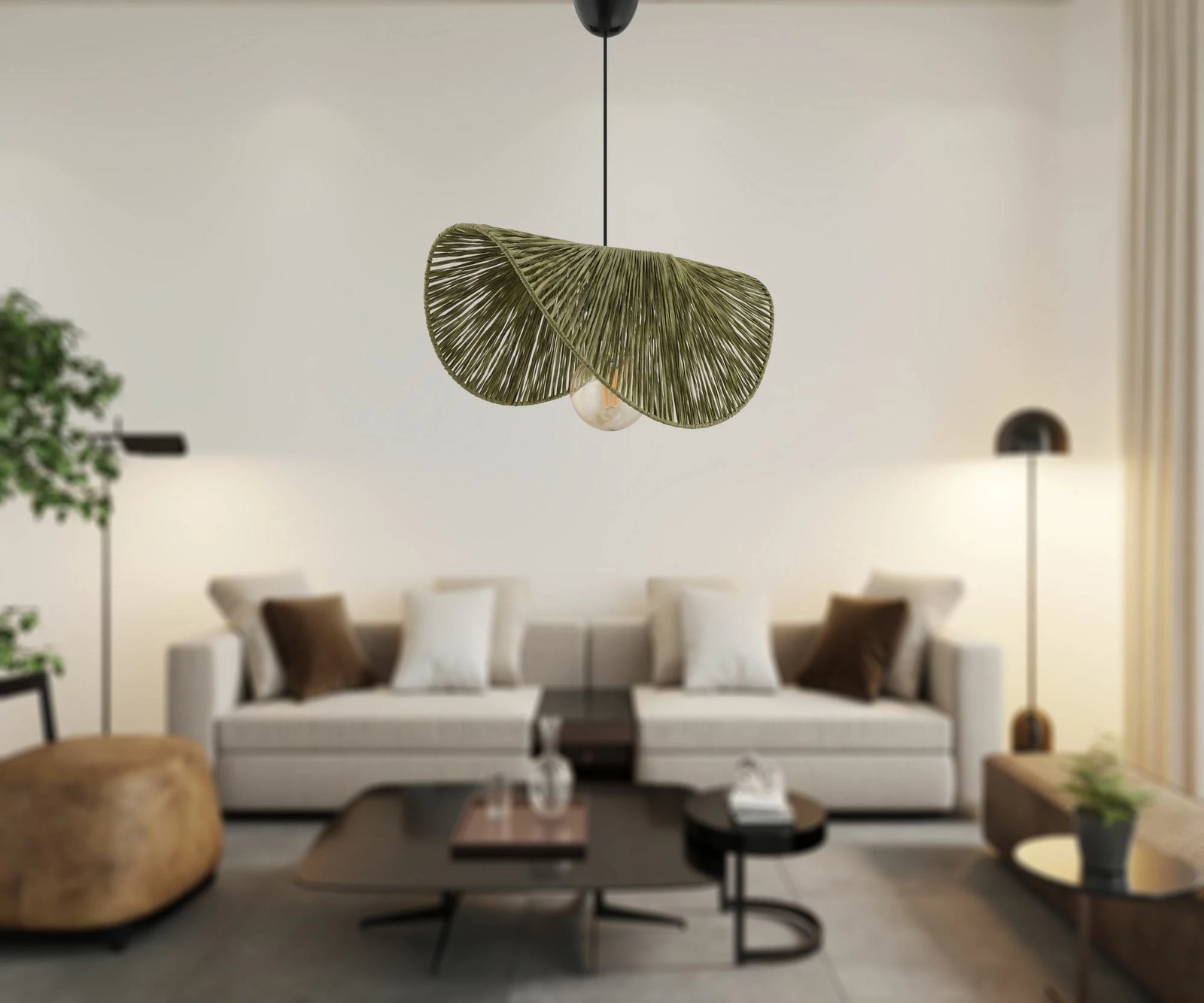 Llambë tavani Opviq Taco, e gjelbër, e zezë