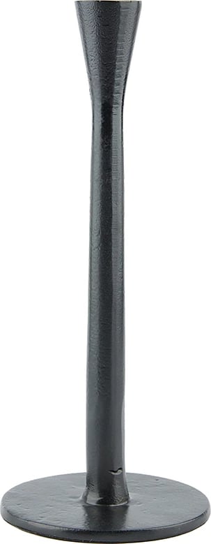 Mbajtës qirinjsh LYSE, alumin i zi, 13x13x48 cm