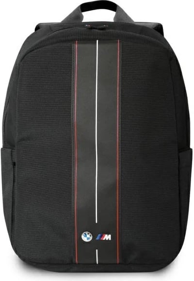 Çantë shpine BMW BMBP15COMPVSKR për laptop 16", najlon, vijë e kuqe, e zezë