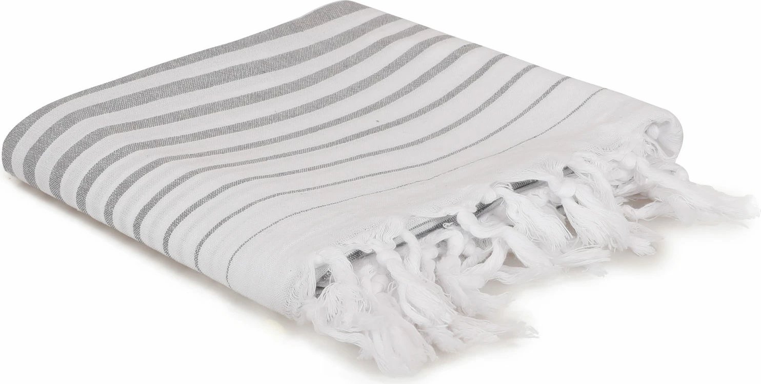 Peshqir plazhi Fouta Mijölnir, ngjyrë gri, Golge, 90x180cm