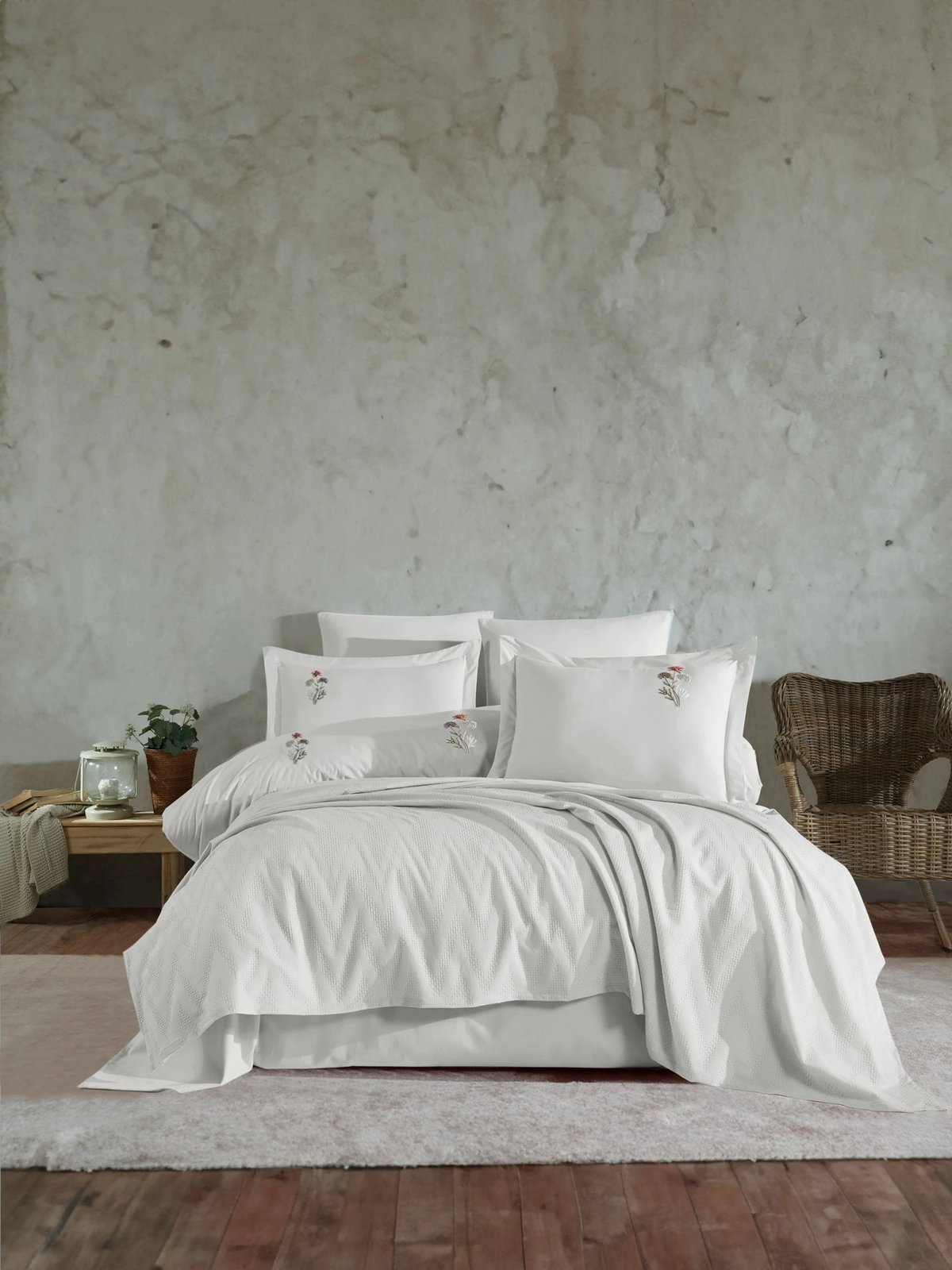 Set mbulesë dysheku dopio L'essentiel, Noris, krem