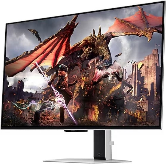Monitor Samsung Odyssey OLED G8 LS32DG802SUXDU, 32", 4K, 240Hz, i bardhë