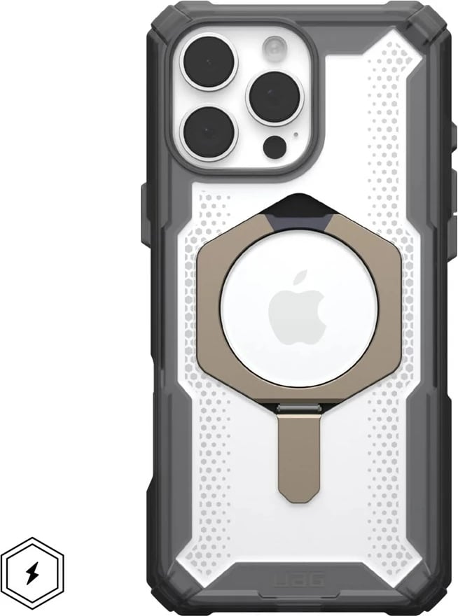 Mbështjellës Urban Armor Gear Plasma XTE për celular, Apple, 6.9", TPU, Gri/Transparent